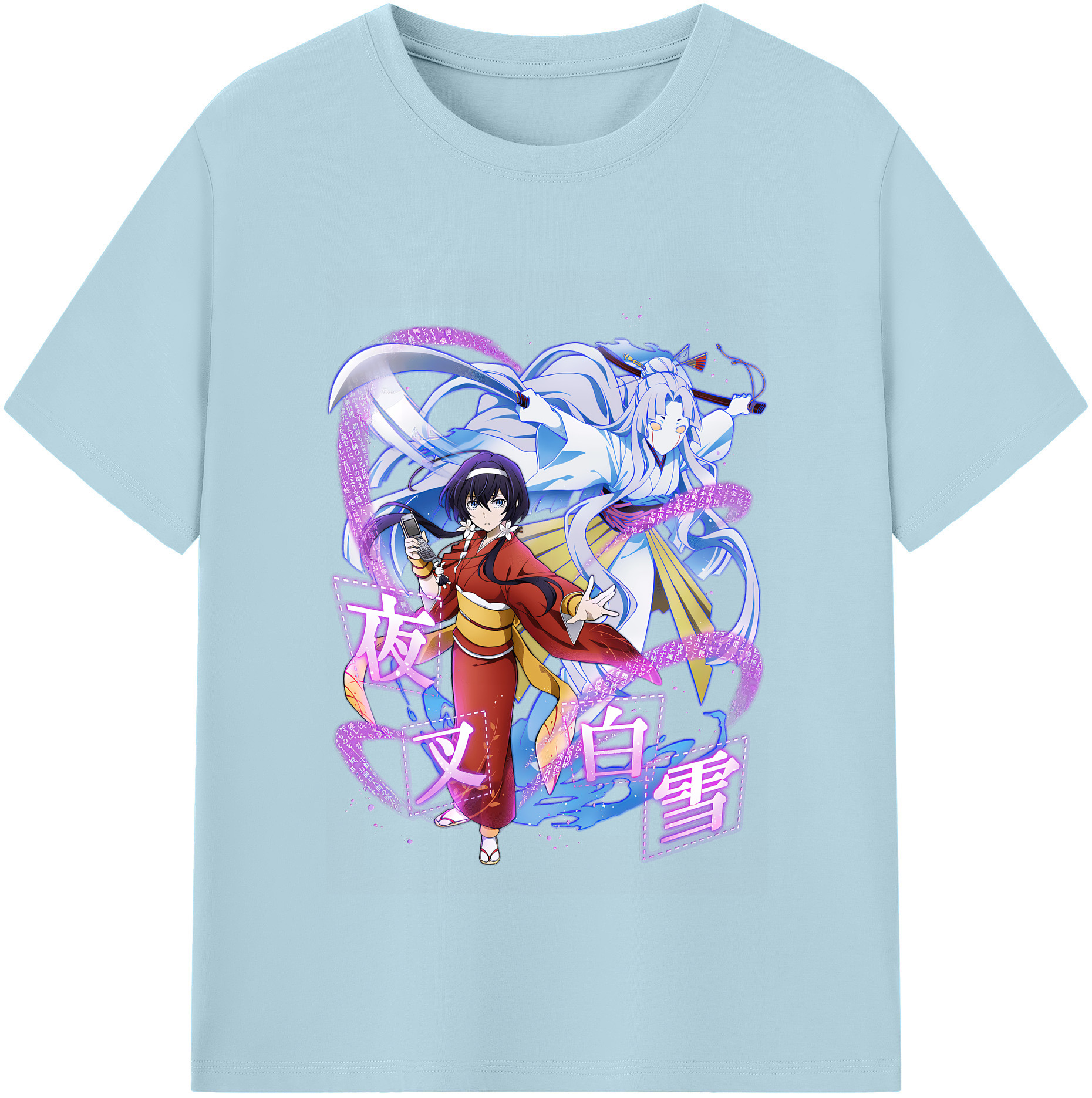 （画像用） 文豪ストレイドッグス Bungo Stray Dogs 綿100％半袖Tシャツ（フロントプリント）